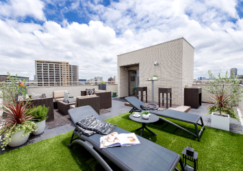 Rooftop garden, Aozora Living